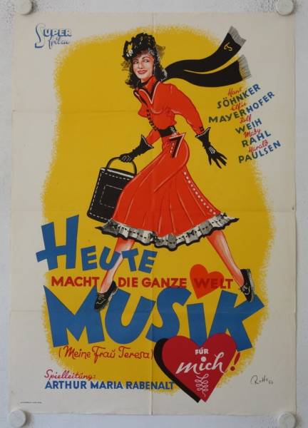 Meine Frau Teresa re-release german movie poster
